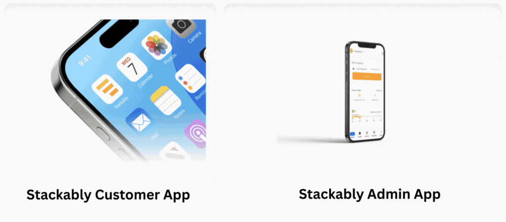 Stackably Salon Stack Customer and Admin App